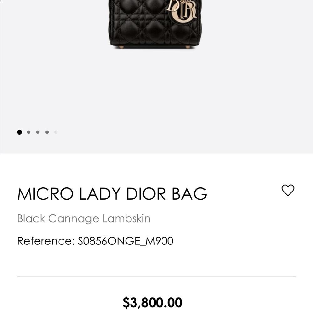 Micro Lady Dior Bag